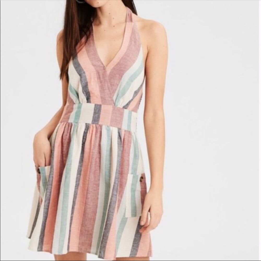 American Eagle halter dress